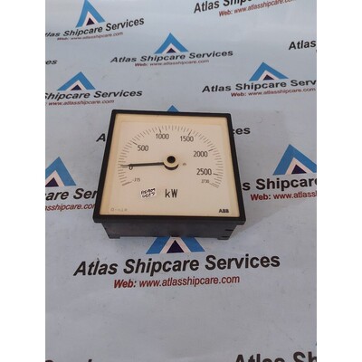 DEIF 0 TO 2730 KW 1041300050A KILOWATT METER