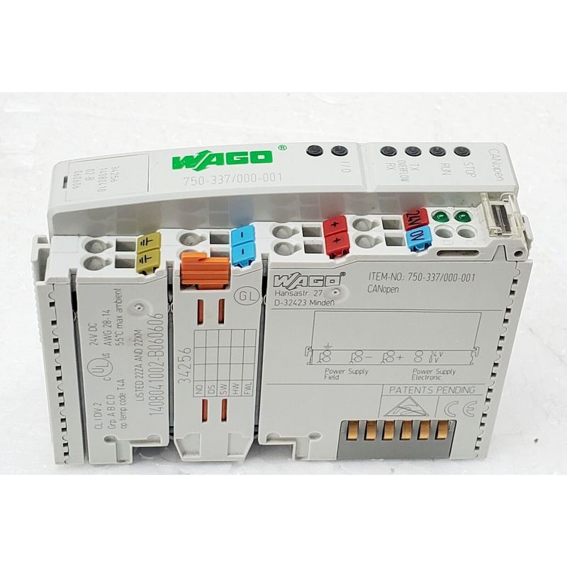 Wago 750-337/000-001 Canopen Fieldbus Accoppiatore 24VDC #6