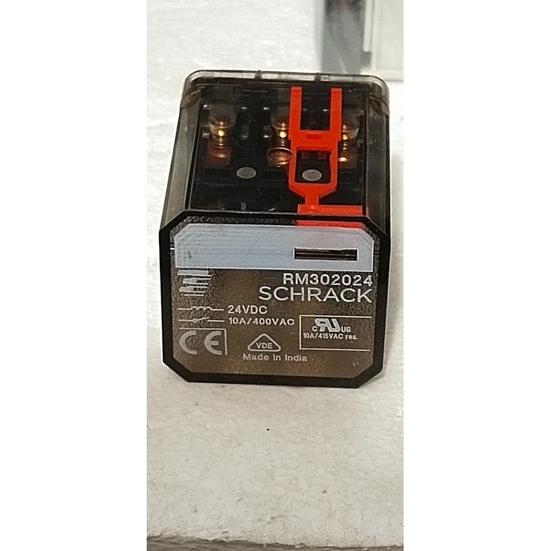 TE Schrack RM302024 继电器 10A 24VDC 11 Flate 针插件控制器发