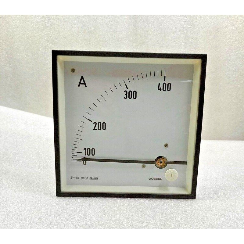 GILGEN MULLER & WEIGERT AQS 144 AMMETER 0-400 AMPERES