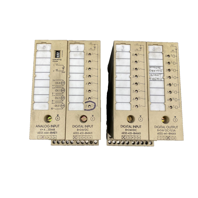 SIEMENS SIMATIC S5 6ES5464-8ME11 + 2x 6ES5431-8MA11 + 6ES544