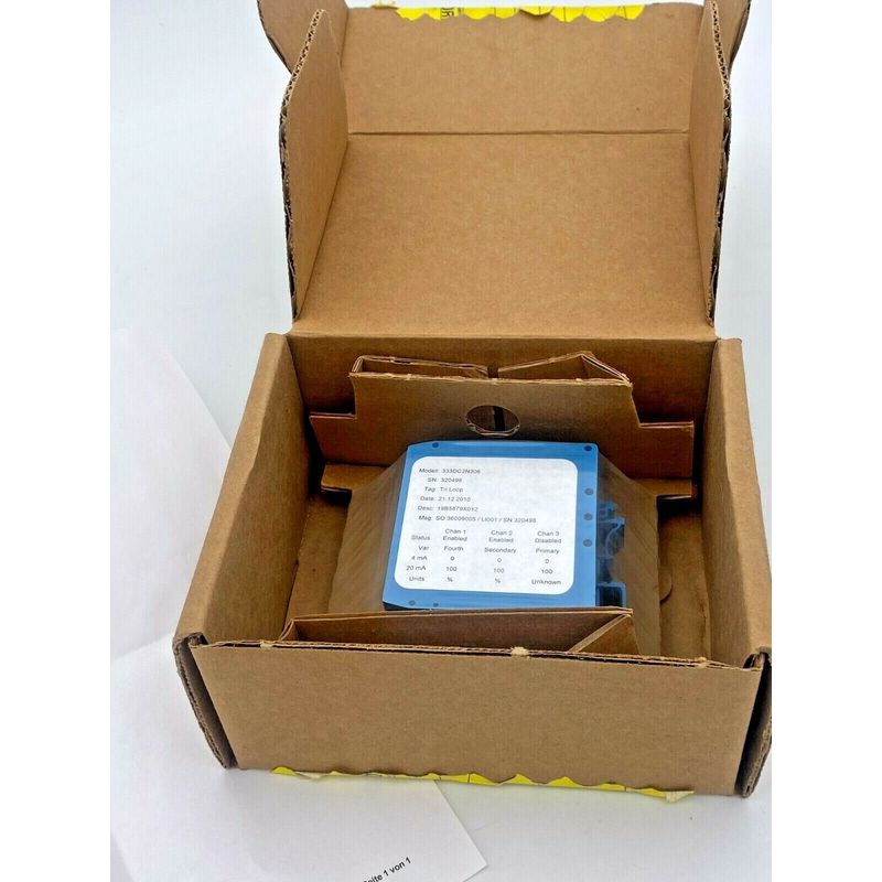 FISHER SIGNAL CONVERTER TRI-LOOP 333DC2N306 EMERSON NEW old