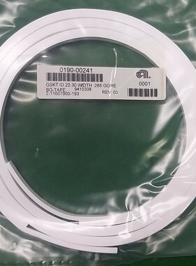 AMAT 0190-00241 GASKET,ID20.3 英寸宽 0.285 英寸戈尔,全新
