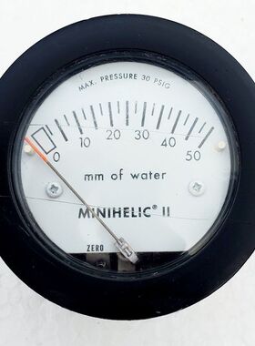 DWYER 2-5000-50MM/ MINIHELIC MM OF WATER #