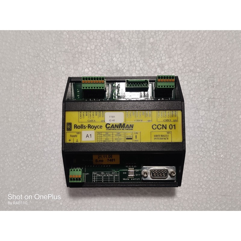 Rolls-Royce CanMan CCN01 Controller Network
