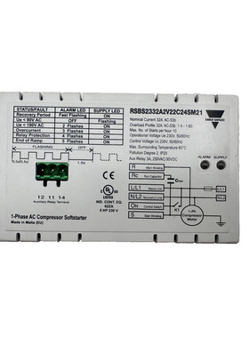 CARLO GAVAZZI RSBS2332A2V22C24SM21 1-PHASE AC COMPRESSOR SOF