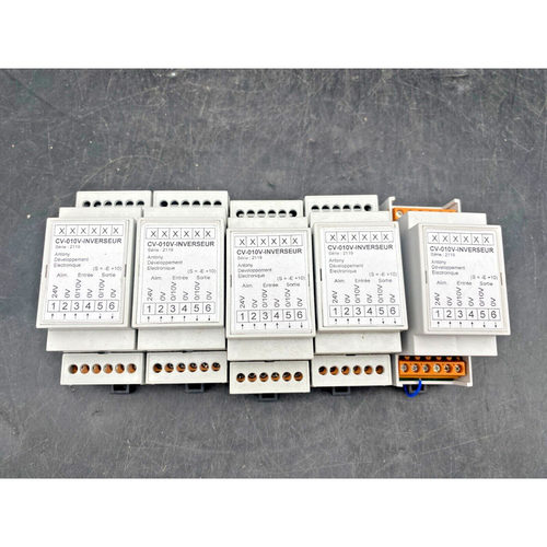 LOT DE 5 CV-010V-INVERSEUR SERIE 2119