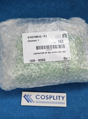 AMAT 1200-00362 接触器 3P 30A 24VDC 线圈 4NC,全新