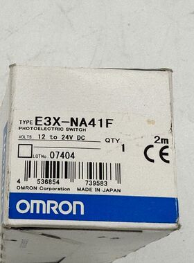 OMRON PHOTOELECTRIC SWITCH TYPE E3X-NA41F 12V TO 24V