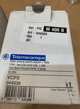 2 x TeSys VCF - inter.-sectionneur - 3P - 690V 25A - poigné