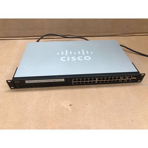 Cisco SF300-24 24-port 10/100 Managed Switch with Gigabit Up