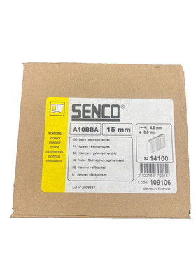 SENCO 109106 A10BBA 15 毫米电镀钉 14100 件 X2PC
