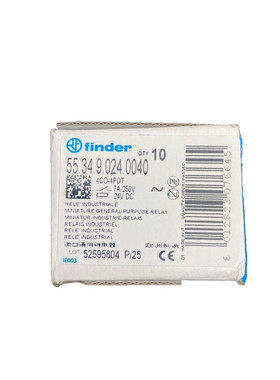 10pc x FINDER 55.34.9.024.0040 4CO-4PDT RELAIS INDUSTRIEL MI
