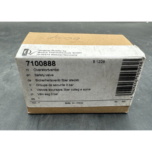 BOSCH 7100888 GROUPE DE SECURITE 3BAR STECKB x1pc