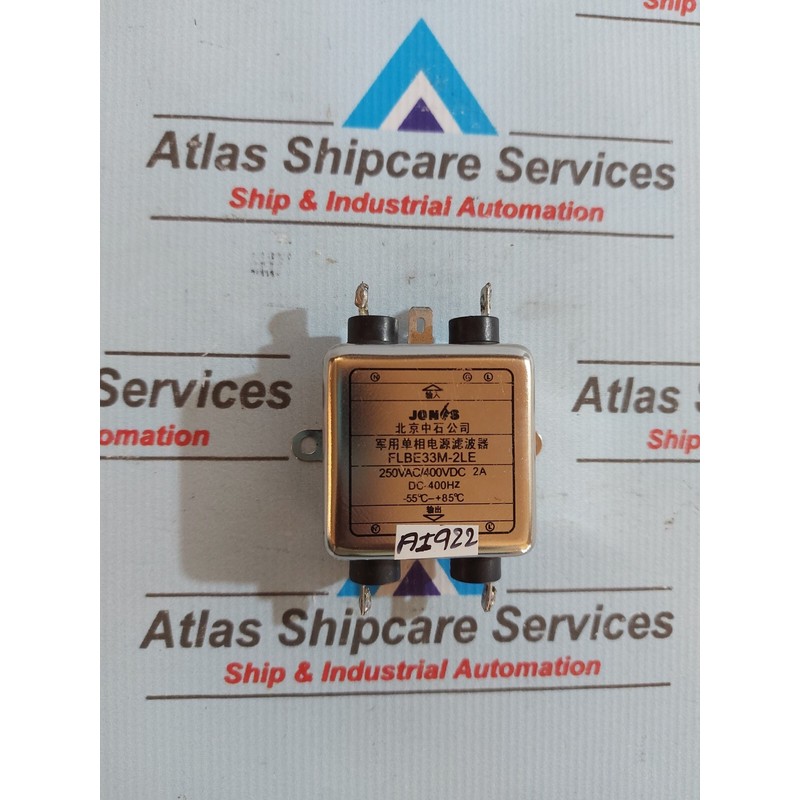 Filtro De Poder Militar BEIJING FLBE33M-2LE De Una Fase