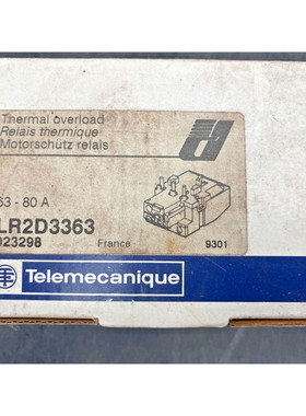 1pc x TELEMECANIQUE LR2D3363 RELAIS THERMIQUE