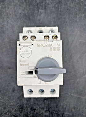LEGRAND MPX32MA 8A MAGNETIC MOTOR CIRCUIT BREAKER