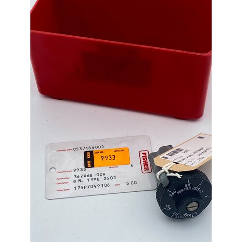 1pc x Fisher B PL TYPE 2502 367x68-00A Reset ASSY Regler 125