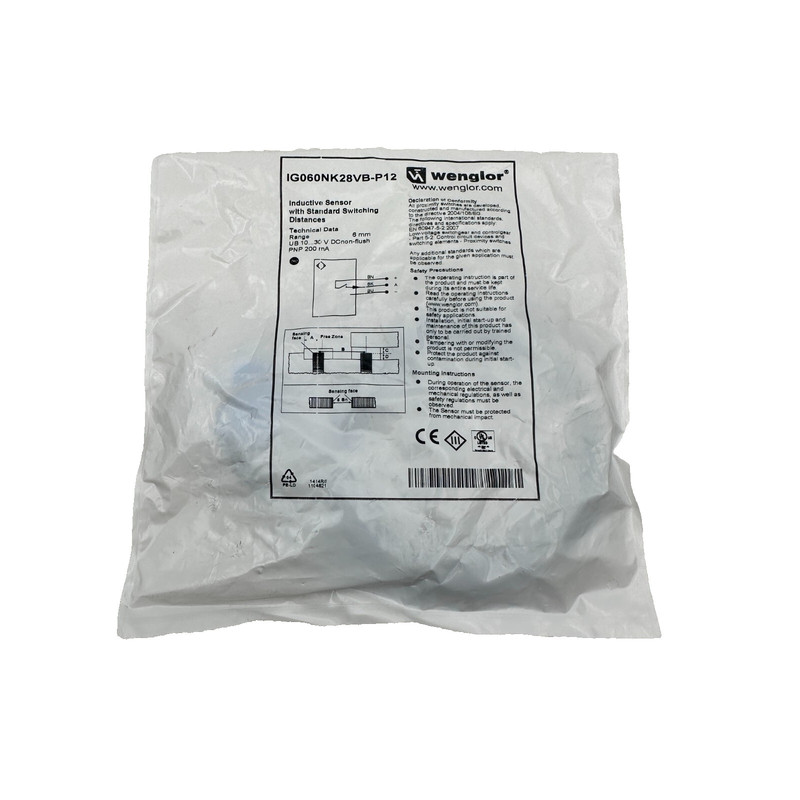 WENGLOR IG060NK28VB-P12 INDUCTIVE SENSOR WITH STANDARD SWITC