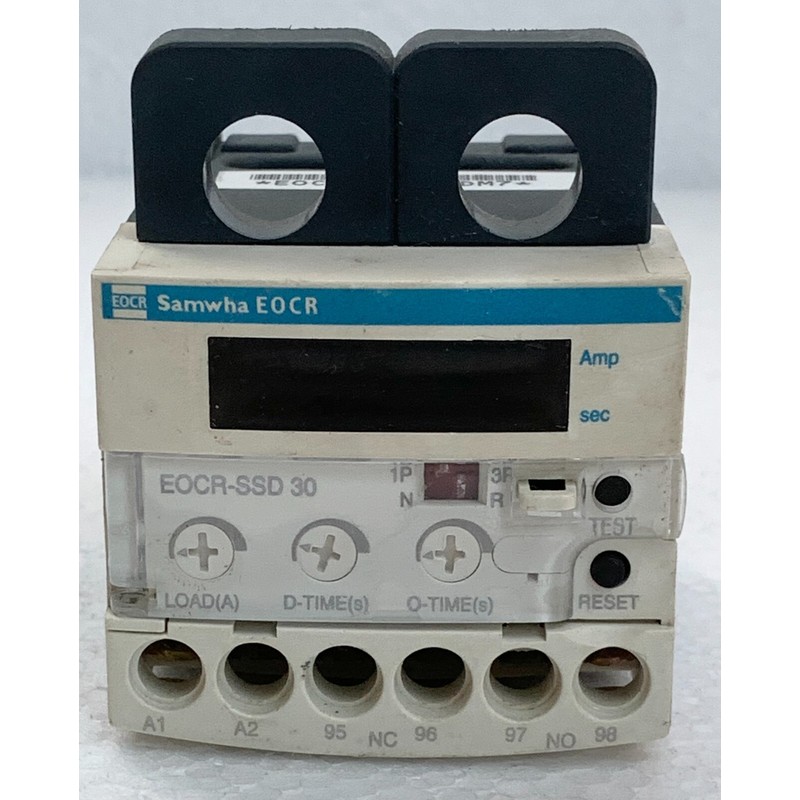 SAMWHA EOCR-SSD-30DM7 MOTOR PROTECTOR AUTOMATIC RESET RELAY