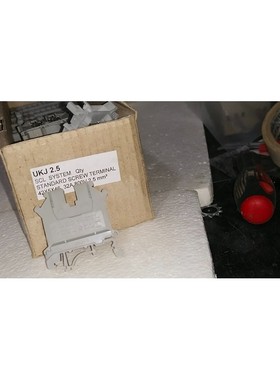 SCL System UKJ 2.5 螺钉端子块 800V 32A 2.5mm 灰色