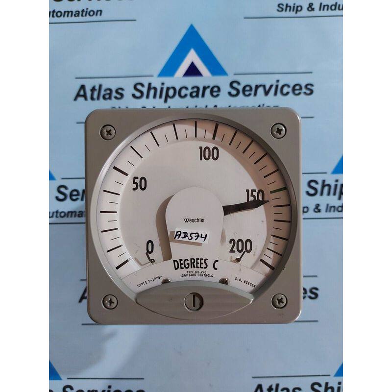 WESCHLER INSTRUMENT KX-241 DC AMPERES METER