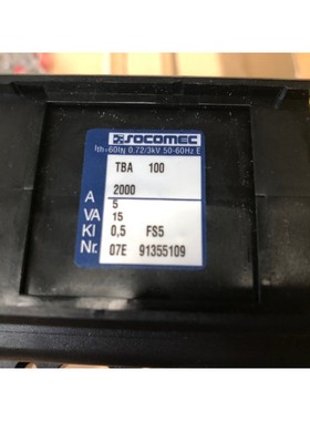 TRANSF COUR. TTBA 100 192T8096 - Socomec