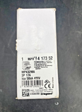 LEGRAND MPX32MA 4 173 52 17A MAGNETIC MOTOR CIRCUIT BREAKER