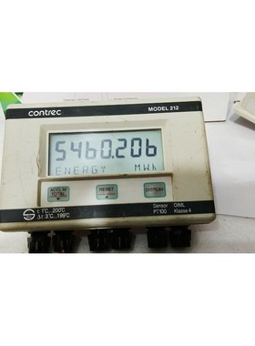 Contrec 212 热流量计算器 Pt100 Plus 发射器传感器控制器