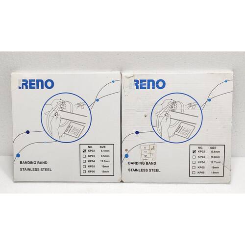 Ireno KP02 6.4 毫米表带不锈钢(2 件装)