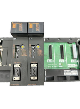 MITSUBIHI RS-232-C UNIT A1SJ71UC24-R2 X2pc + BASE UNIT A1S55