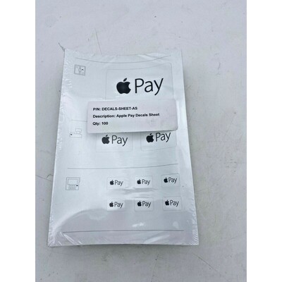 100 x planche autocollant Credit Card Apple Pay Glass Door R