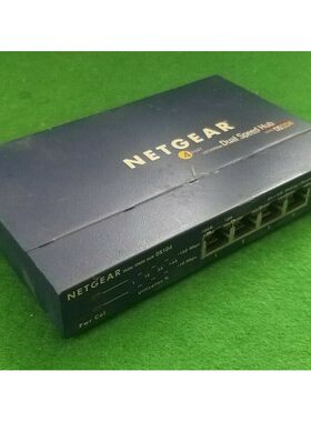 NETGEAR DS104 双速集线器,二手