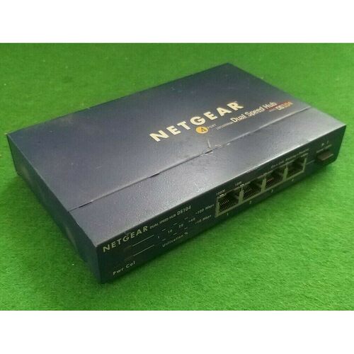 NETGEAR DS104 双速集线器,二手