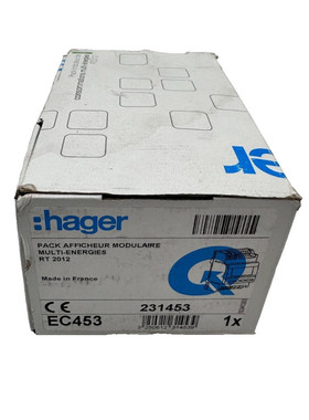 HAGER 231453 EC453 PACK AFFICHEUR MODULAIRE MULTI-ENERGIES R