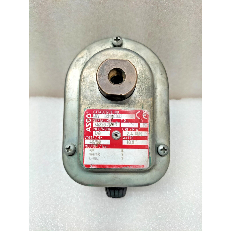 ASCO NV B314C032 SOLENOID VALVE 1/8 管,10.5W,48V-50 Hz