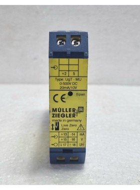 Muller+Ziegler UgT-MU-0-500VDC-20MA/10V 测量传感器