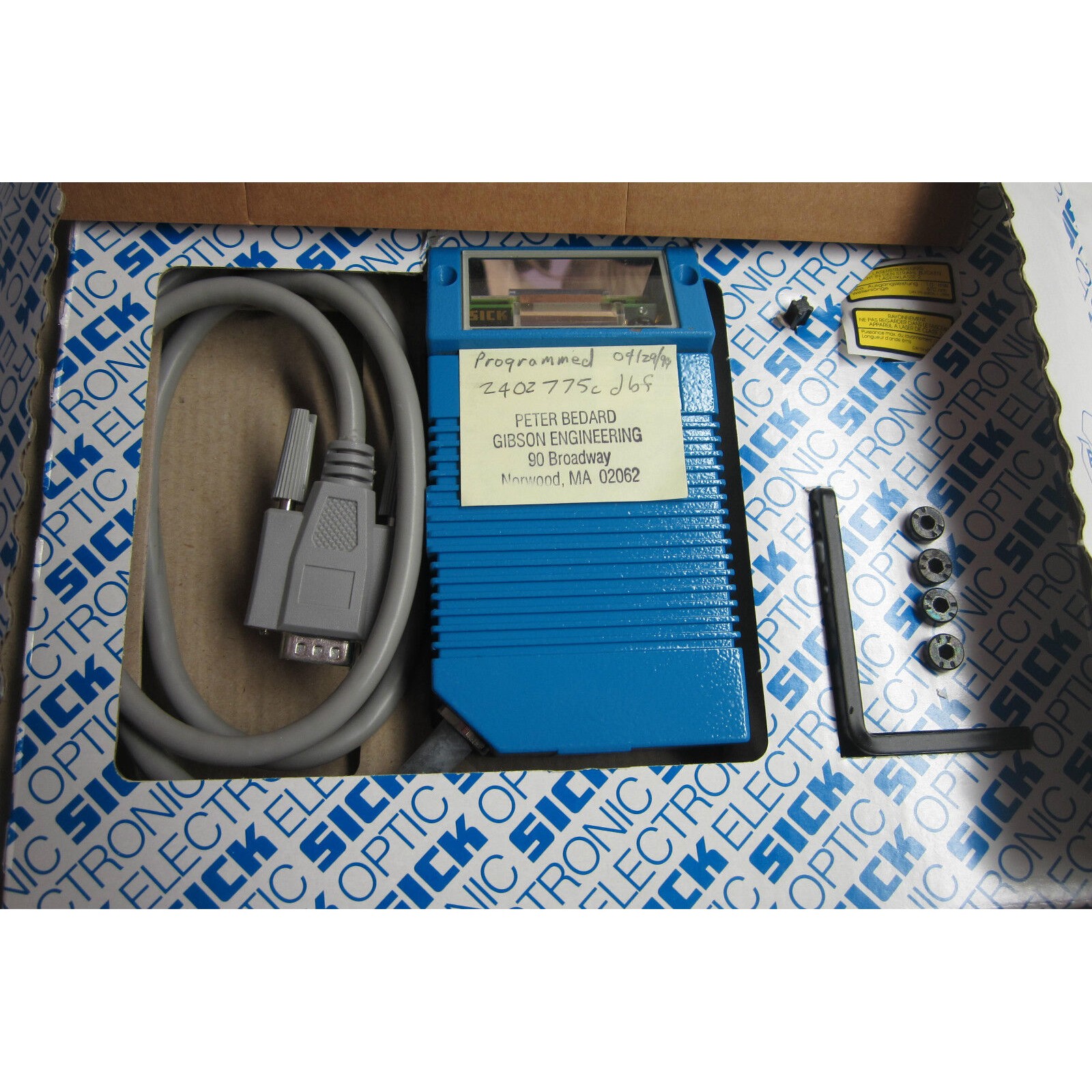 NEW SICK OPTIC CLV220A1010 LASER SCANNER