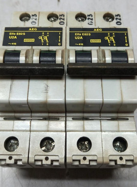 AEG Elfa E82S 断路器 U 2A ~ 415 - 2件 批量