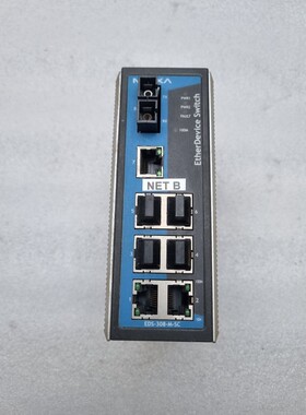 Conmutador Industrial Ethernet Moxa EDS-308-M-SC Envío Ráp