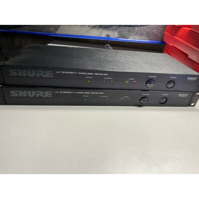 Lot de 2x Shure L4 Marcad Diversity Wireless Receiver