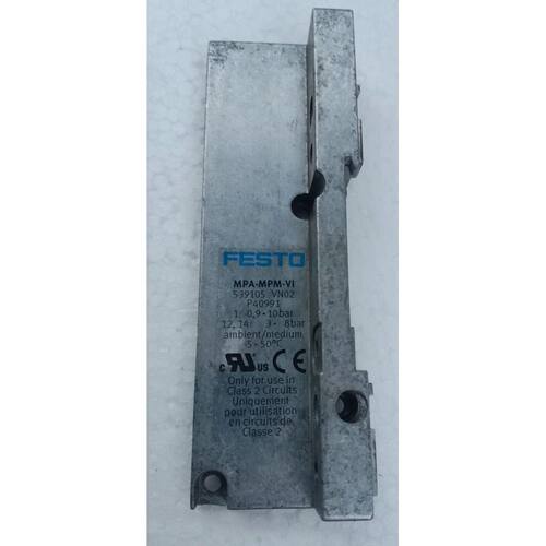 Festo 539105 , Mpa-Mpm-Vi, Extremo Plato De Válvula Termina