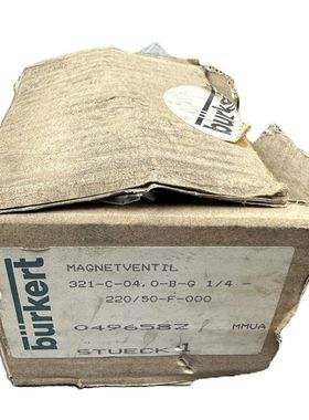 BURKERT 049658Z 321-C-04 0-B-G 1/4 220/50-F-000 ELECTROVANNE