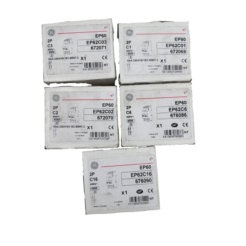 LOT GE GENERAL ELECTRIC EP62C01 EP62C02 EP62C03 EP62C6 EP62C