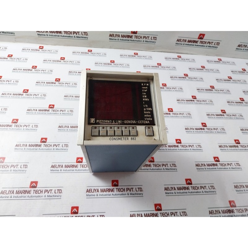 Pizzorno & Lini Consmeter 882 Measurement System For Consump