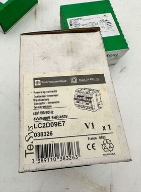 1pc x TELEMECANIQUE REVERSING CONTACTOR LC2D09E7 TeSys 03832