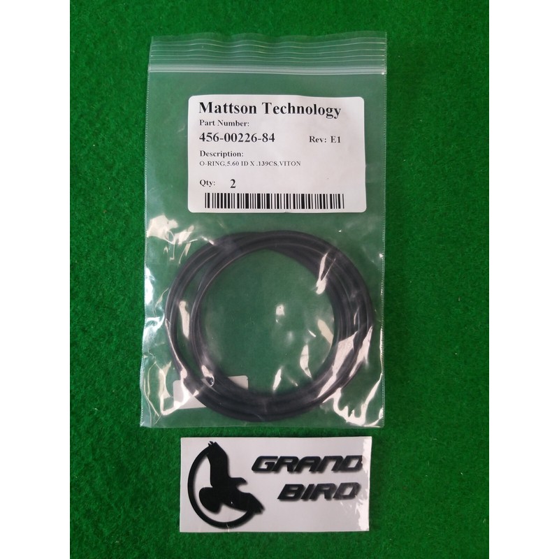 MATTSON 456-00226-84 O 形环,5.60 ID X 0.139CS,VITON 批量 2