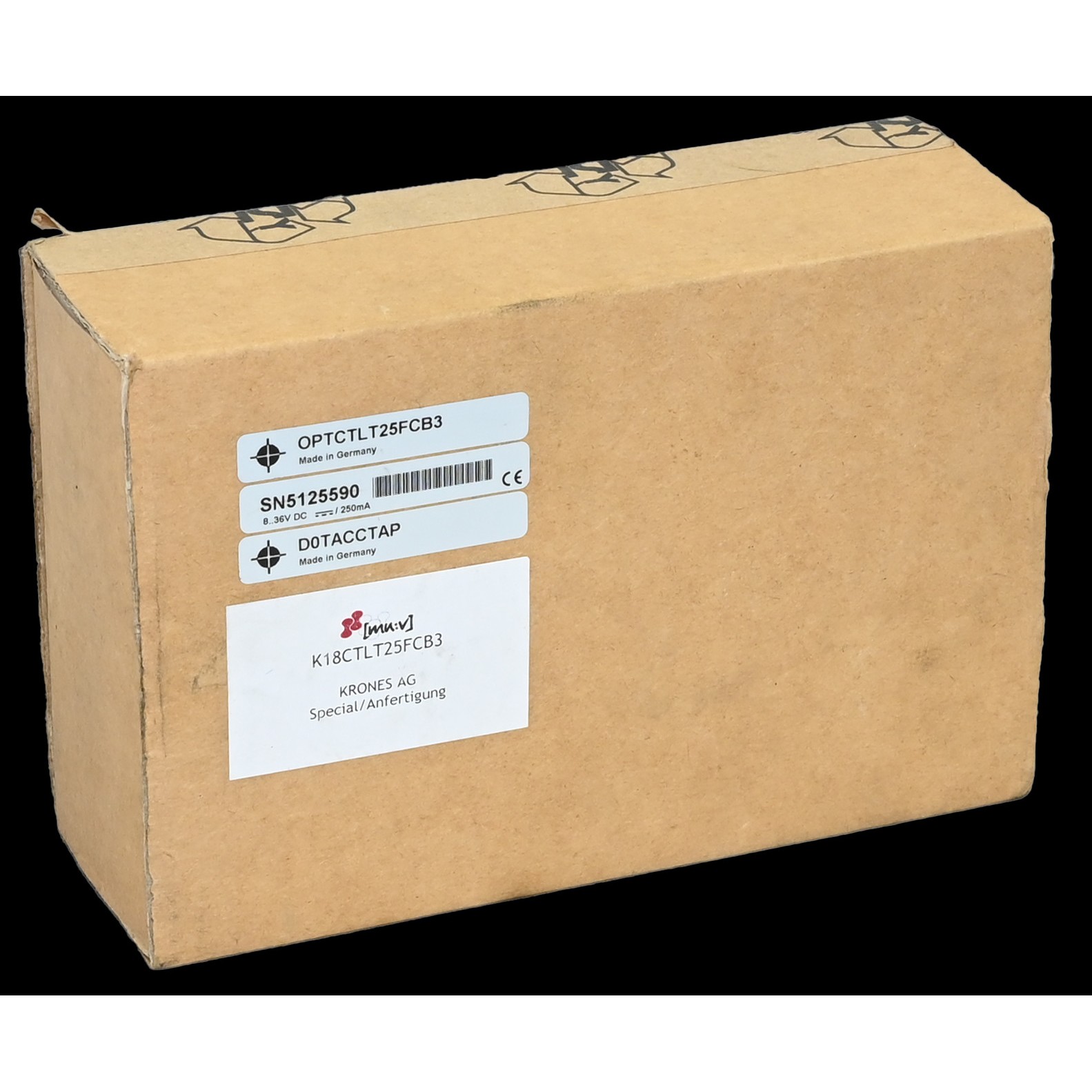 Optris D0TACCTAP K18CTLT25FCB3 OPTCTL25FCB3 Neu versiegelt