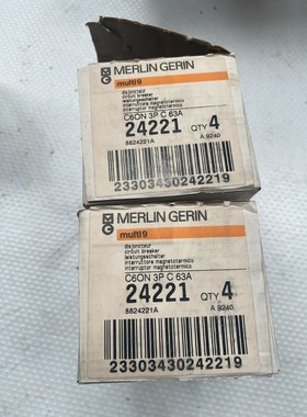 1pc x Merlin Gerin 24221 Schneider Multi 9 C60N - - 3P C 63A