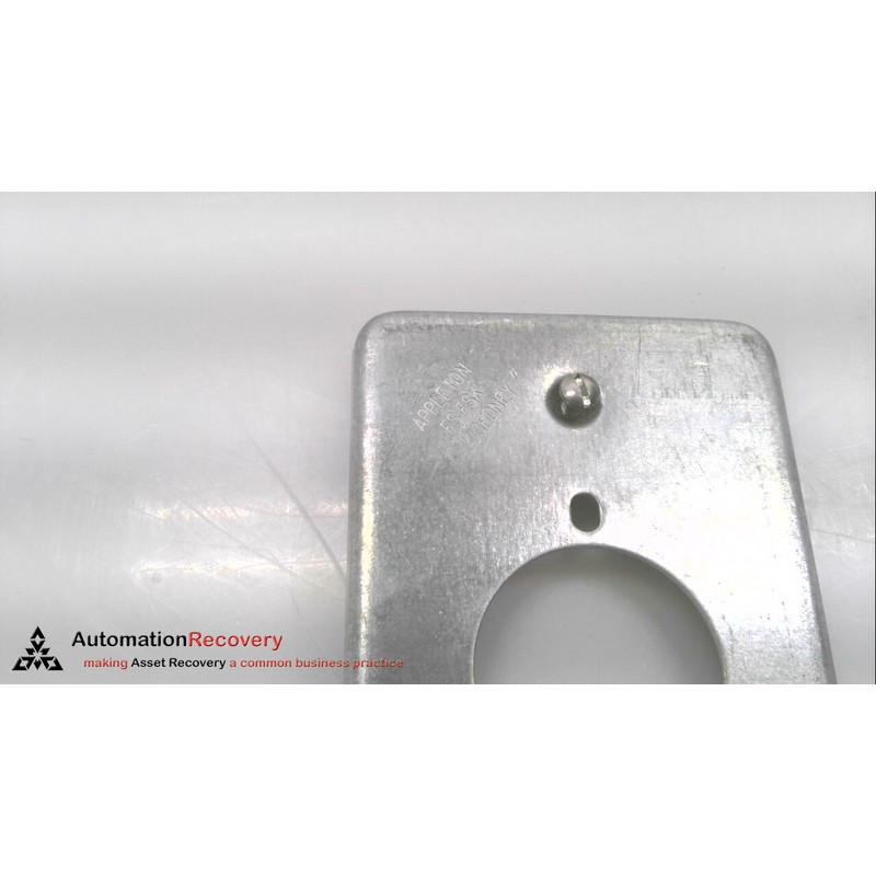 Appleton FSK-1R-Y,FLUSH 收据盖,全新 * #281510